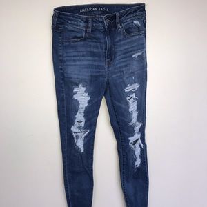 🦒american eagle high rise jegging !